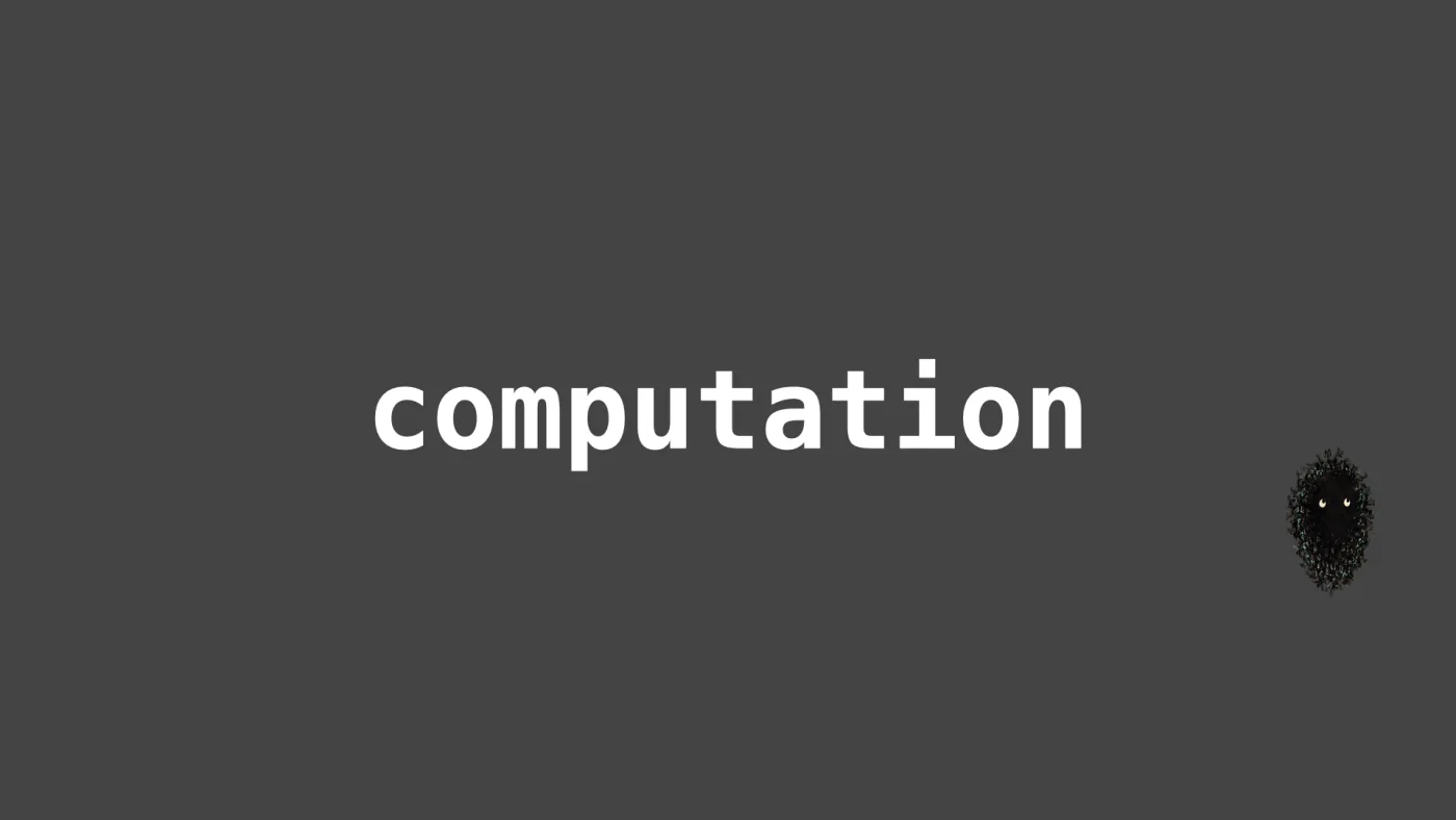 computation | picture: Sili, over at the right, rising